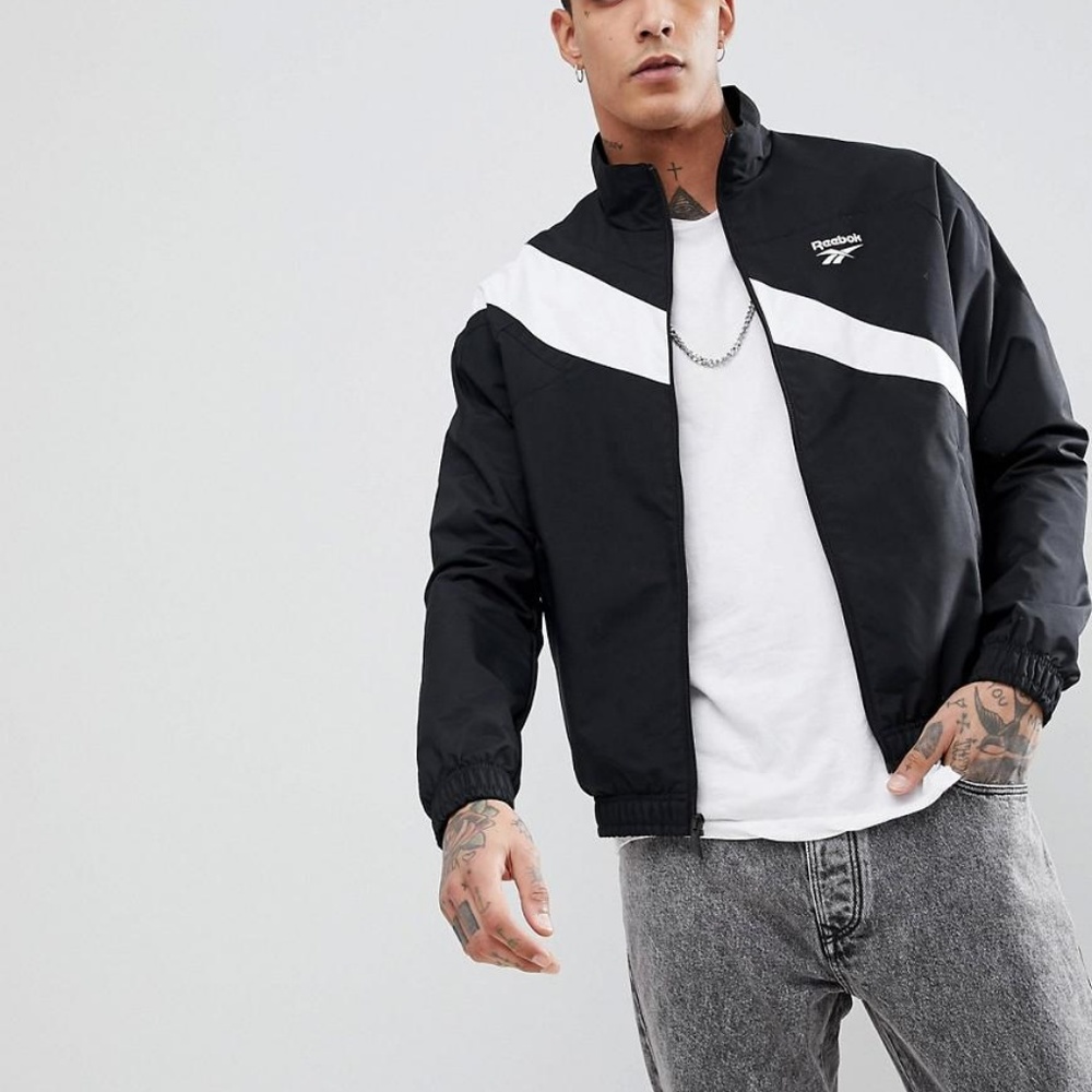 Reebok Classics Vector Track Jacket Retro Black L - Picture 3 of 8